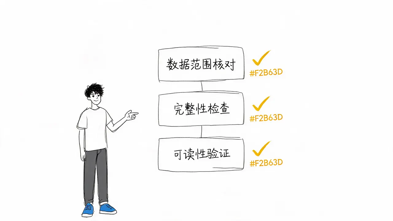 交付物验证步骤