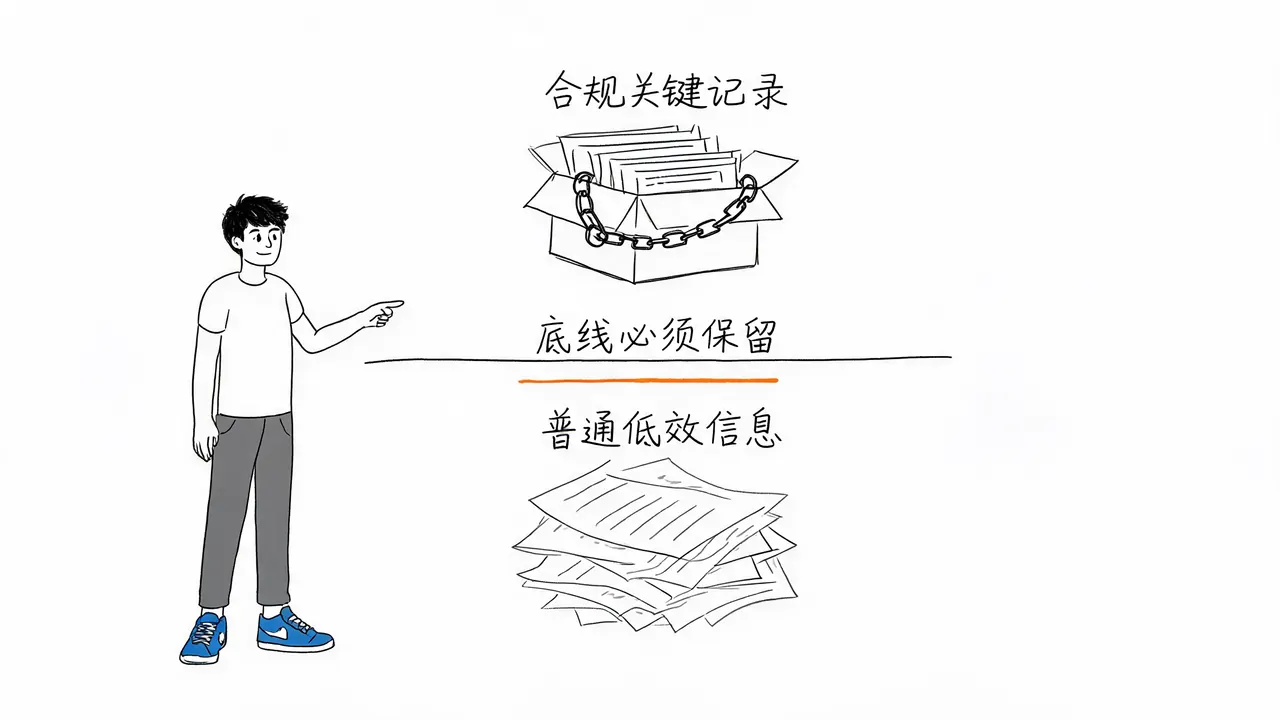 记忆降权与合规底线的区分