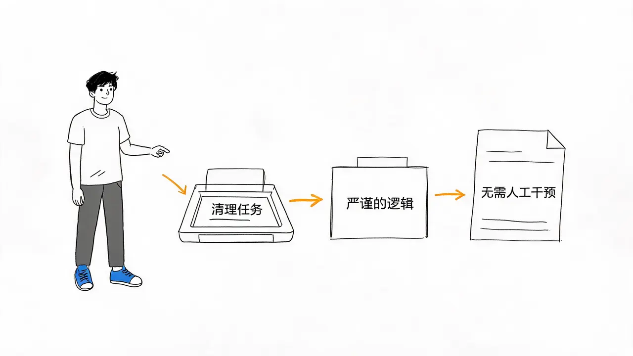 AI 自动化清理执行流程
