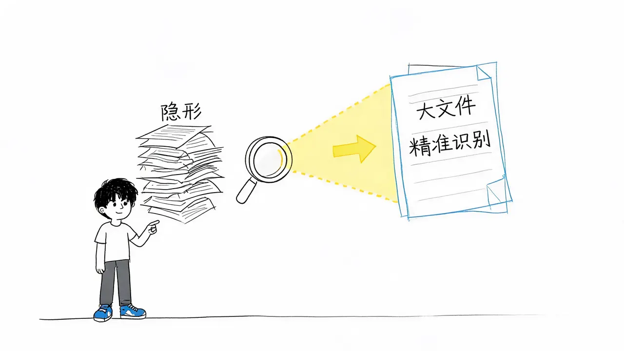隐形大文件精准识别案例