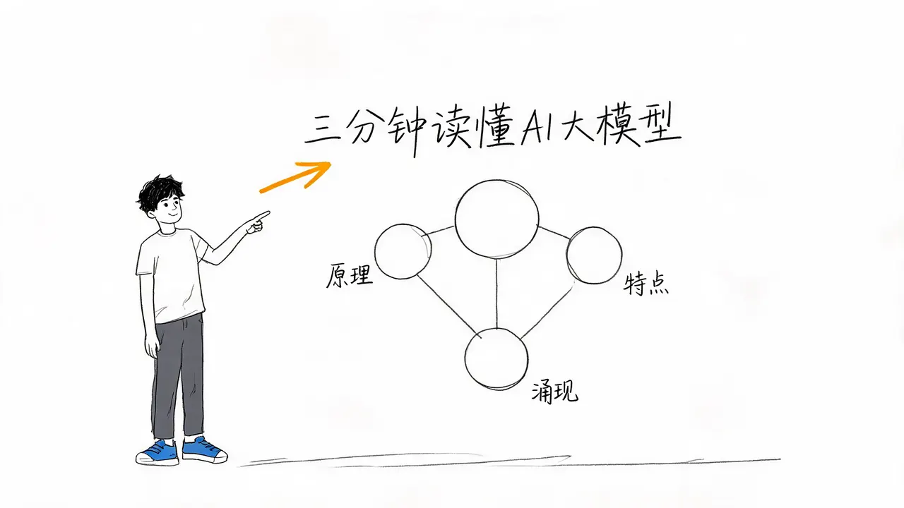 三分钟读懂AI大模型：原理、特点与涌现能力