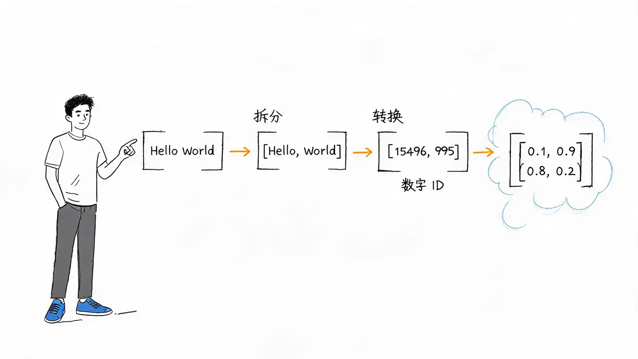 AI处理文本的Token化工作流程