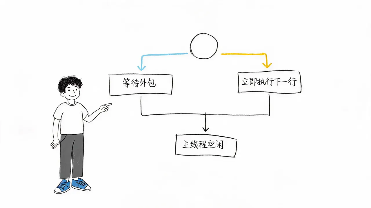 异步执行释放主线程流程