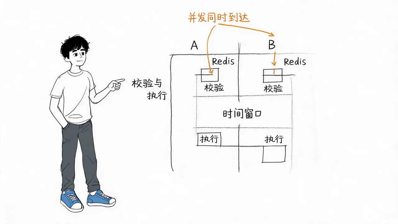 并发请求击穿幂等校验的时间窗口