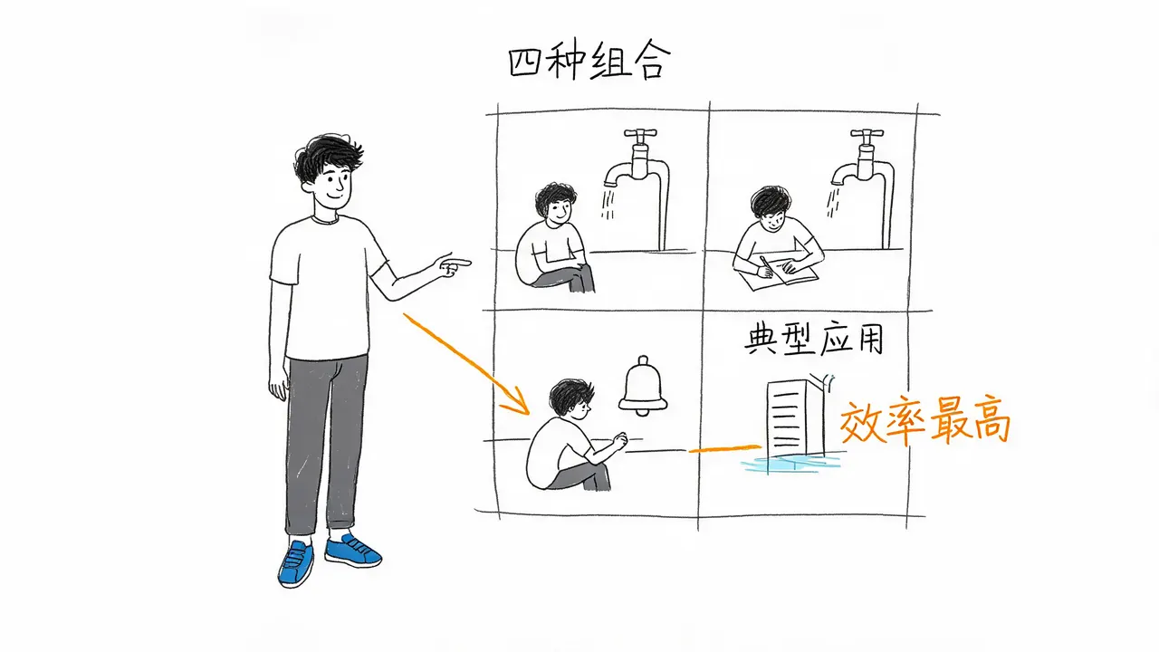 四种编程模式的组合与应用