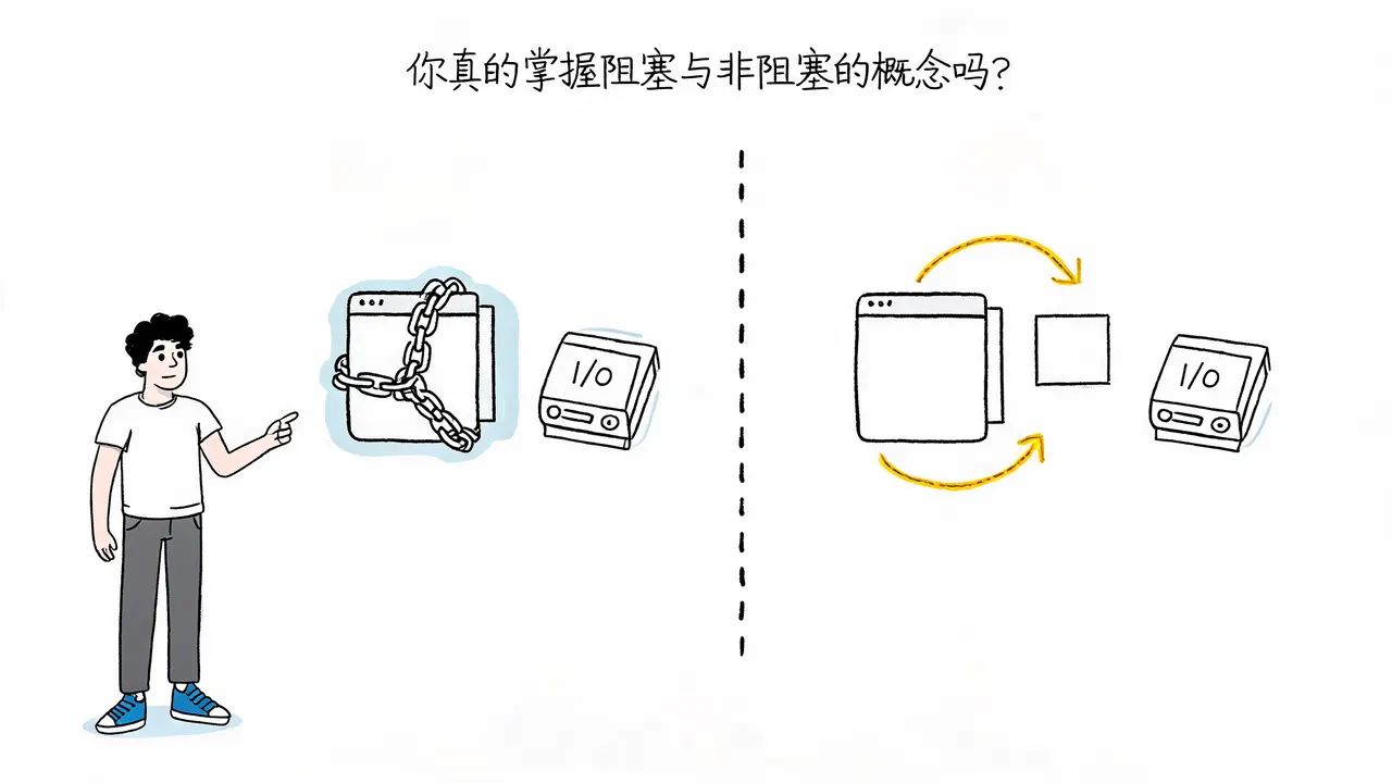 进程的阻塞与非阻塞是什么意思？理解高性能开发的基础