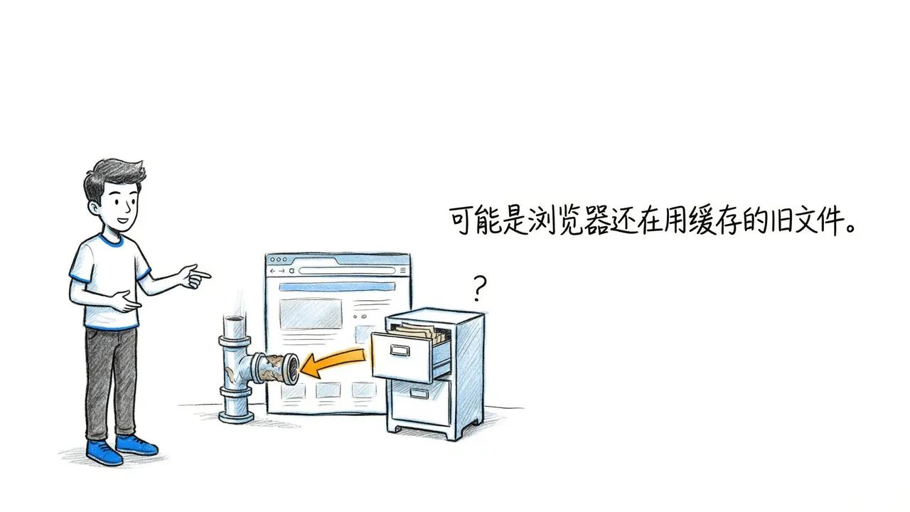 零基础AI编程17课：为什么刷新后还是旧页面？
