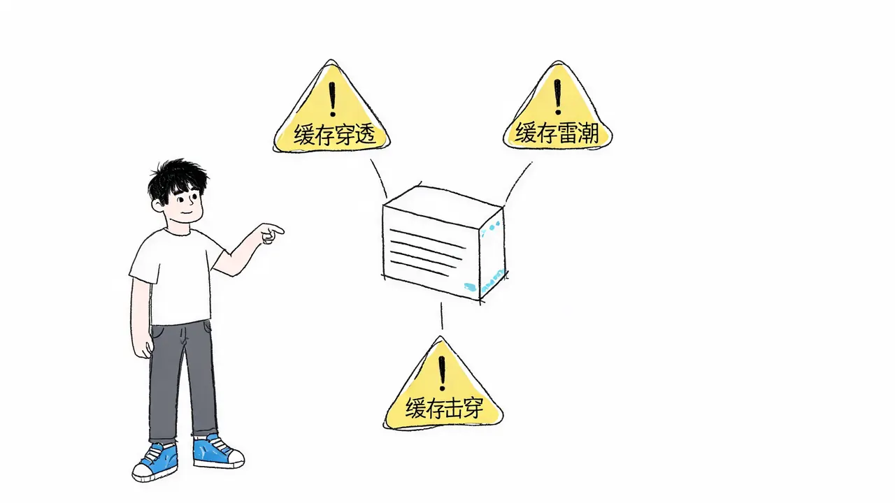 缓存用错能压垮数据库：穿透、雪崩与击穿的避坑指南