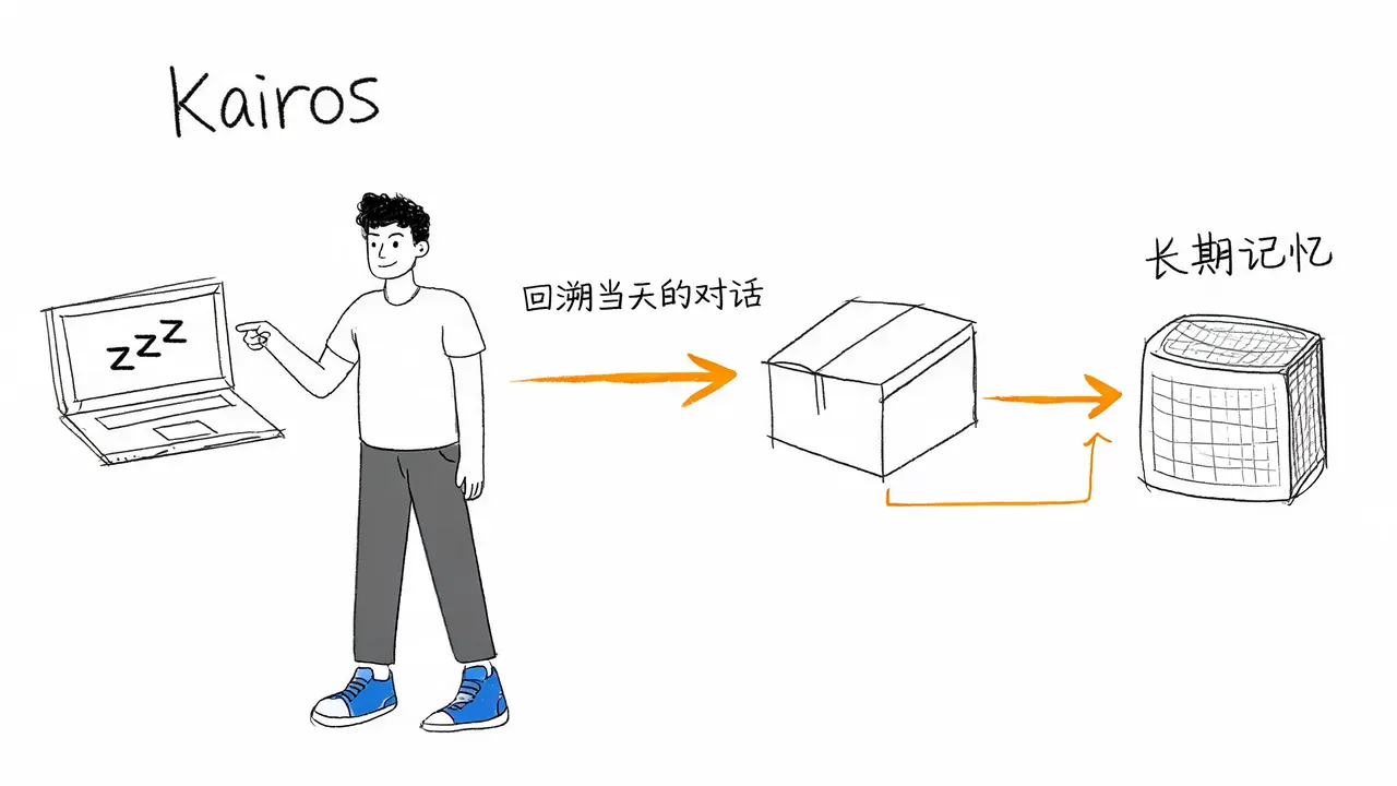 Kairos 模块:后台‘做梦’与长期记忆沉淀