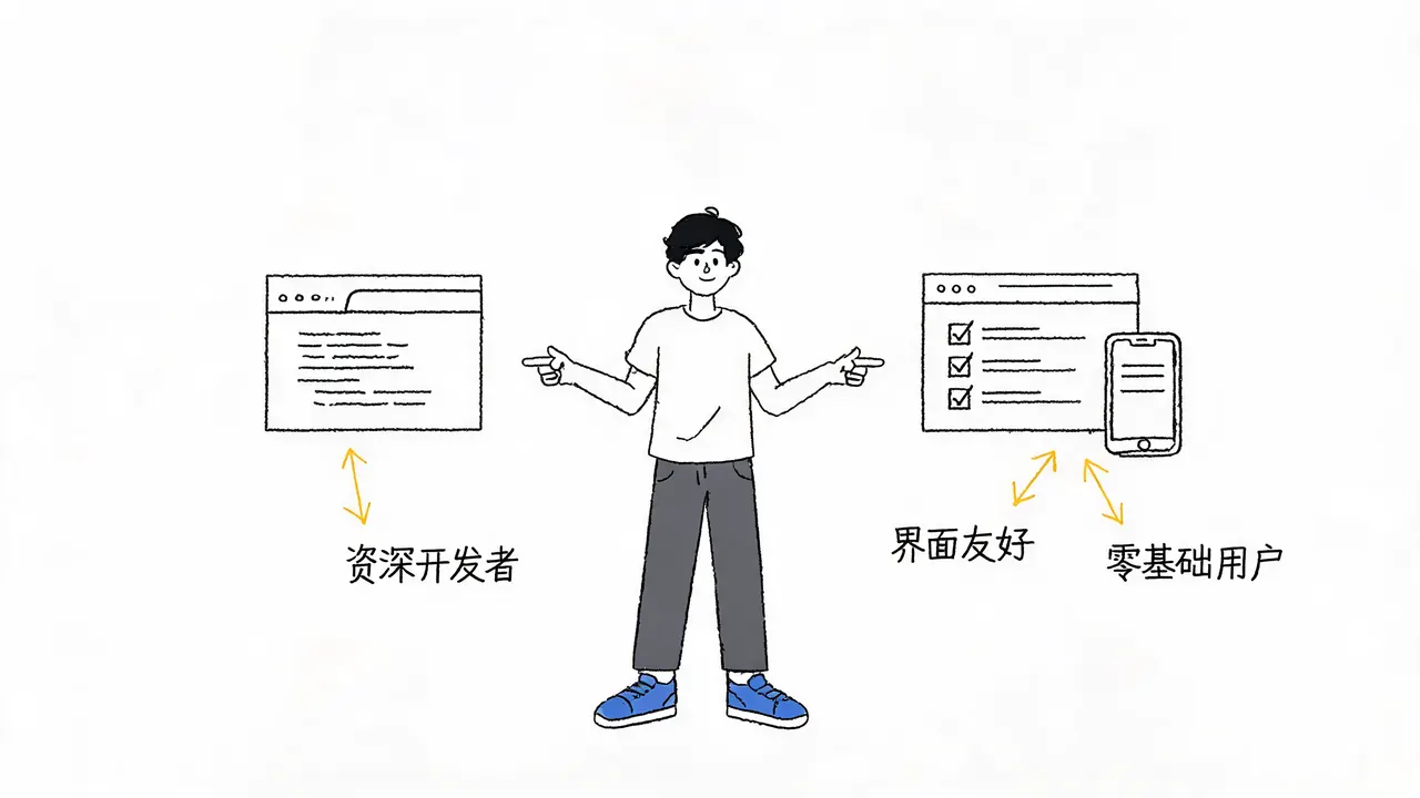 核心定位对比:极客工具 vs 大众友好