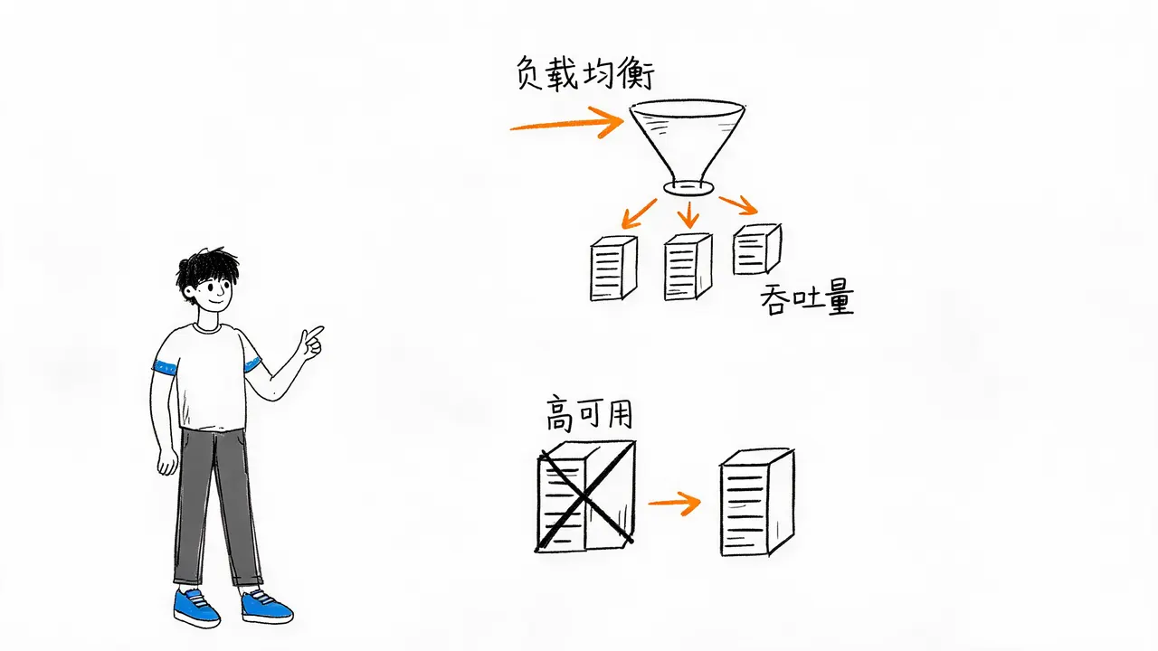 负载均衡与高可用集群对比