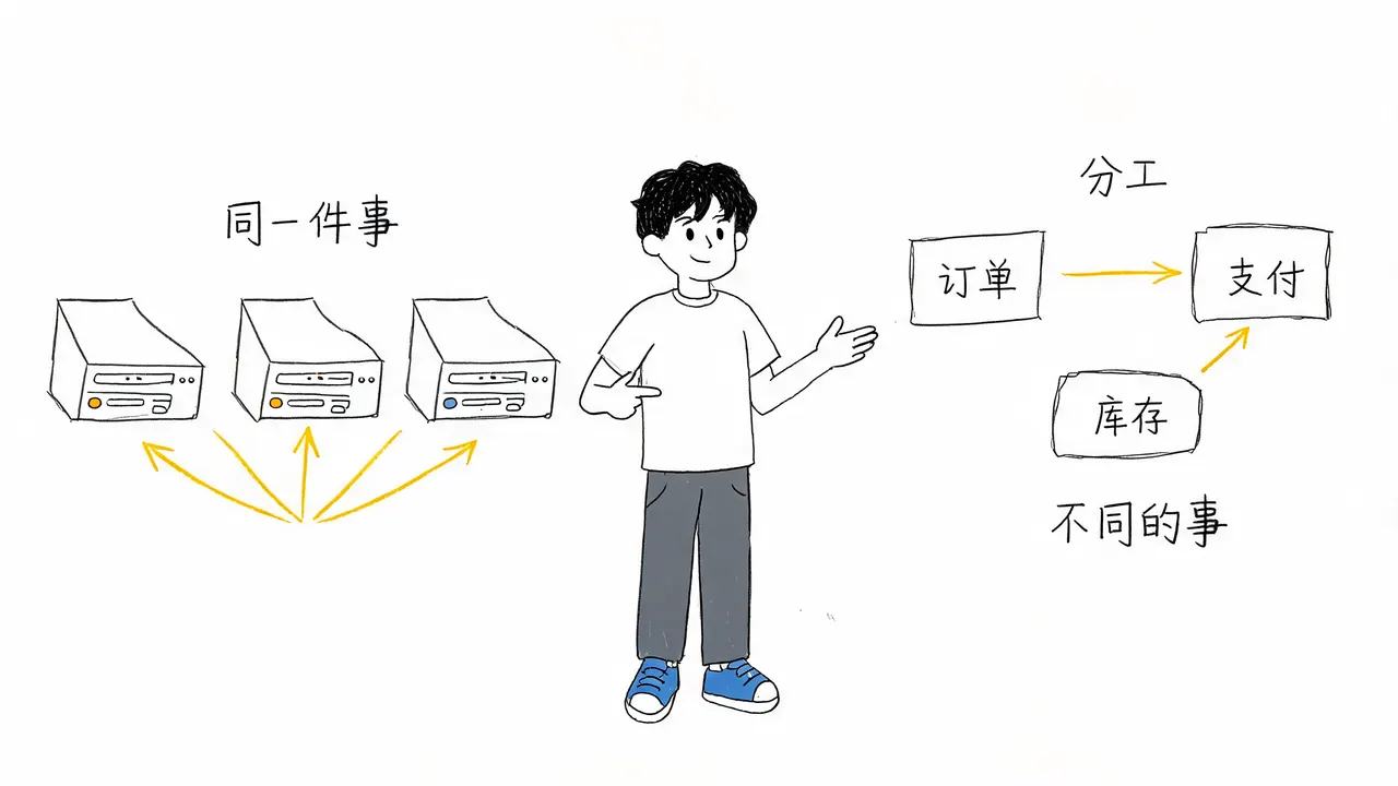 集群与分布式的核心区别
