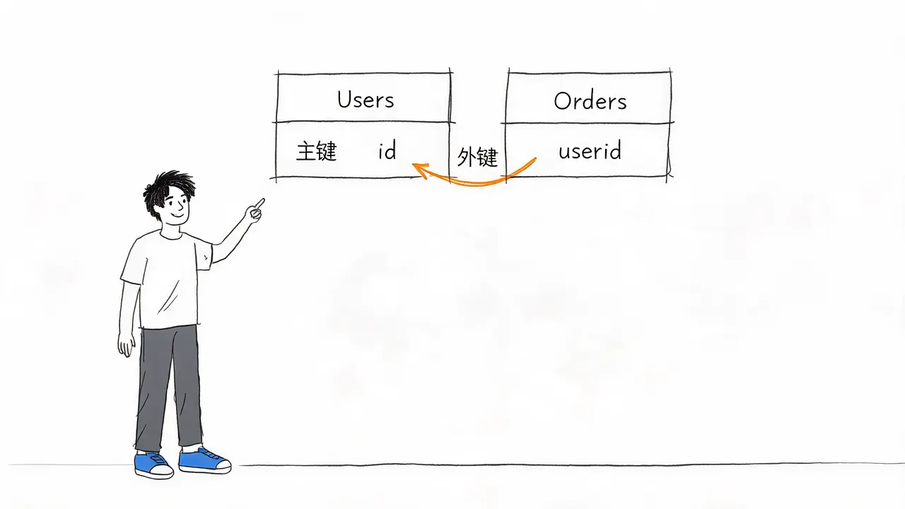 拆分表与外键机制