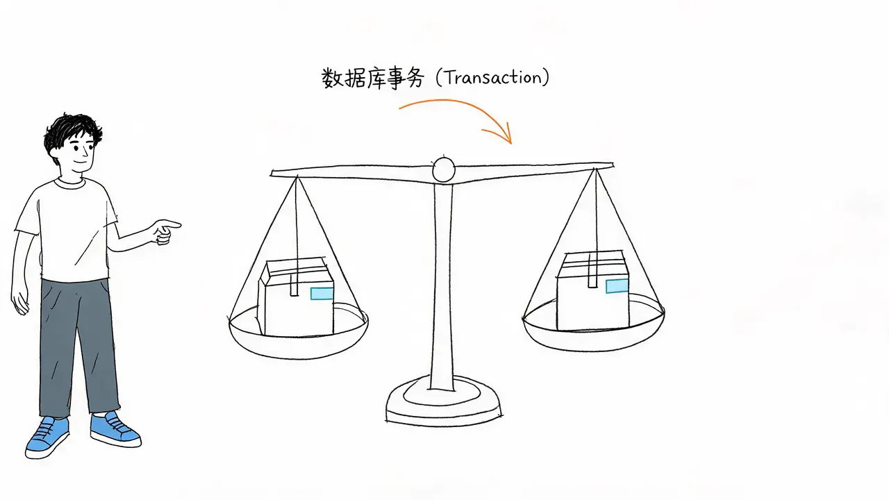 钱扣了对方没收到？零基础AI编程第40课：数据库事务的重要性