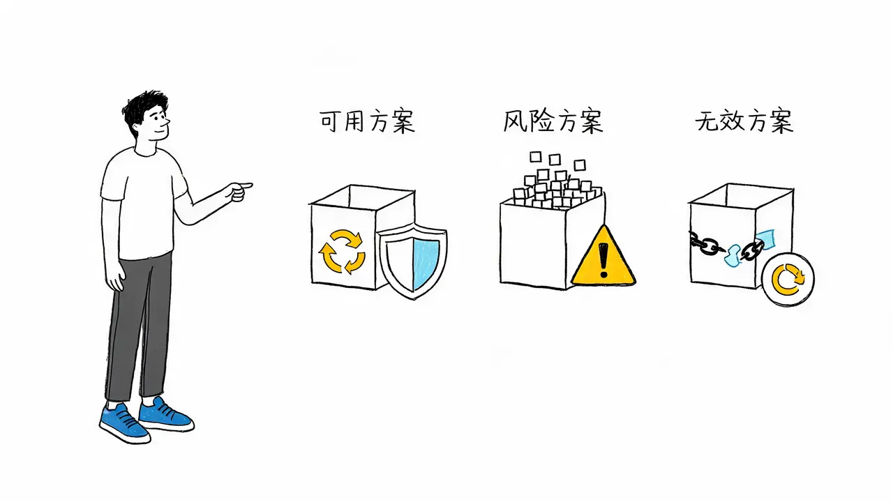 三类连接池方案的风险等级评估