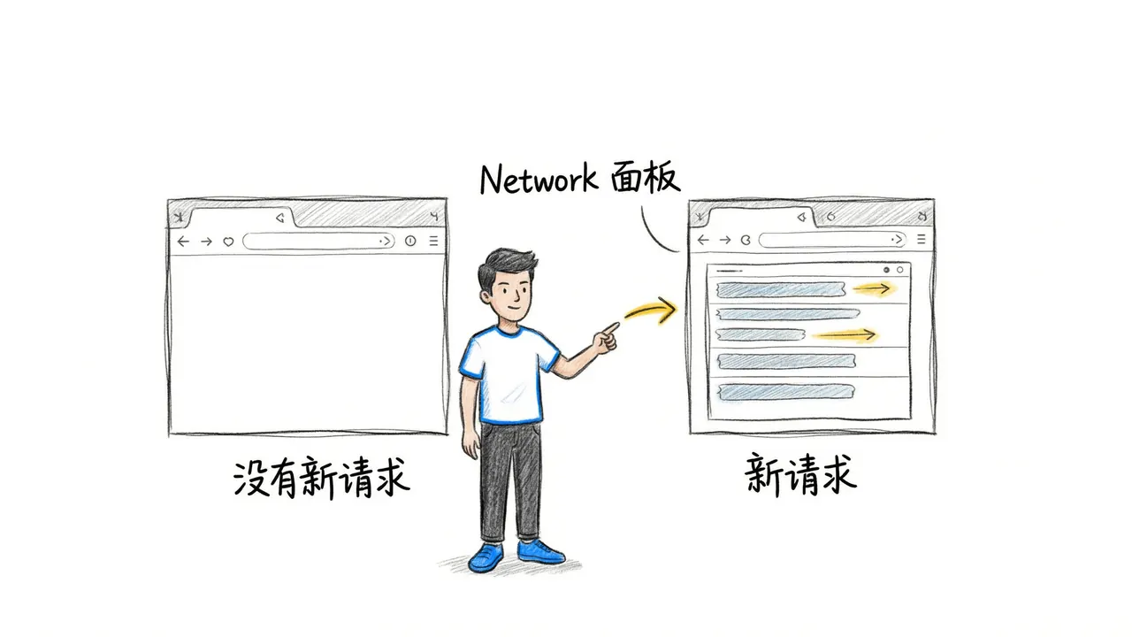 判断接口是否发出