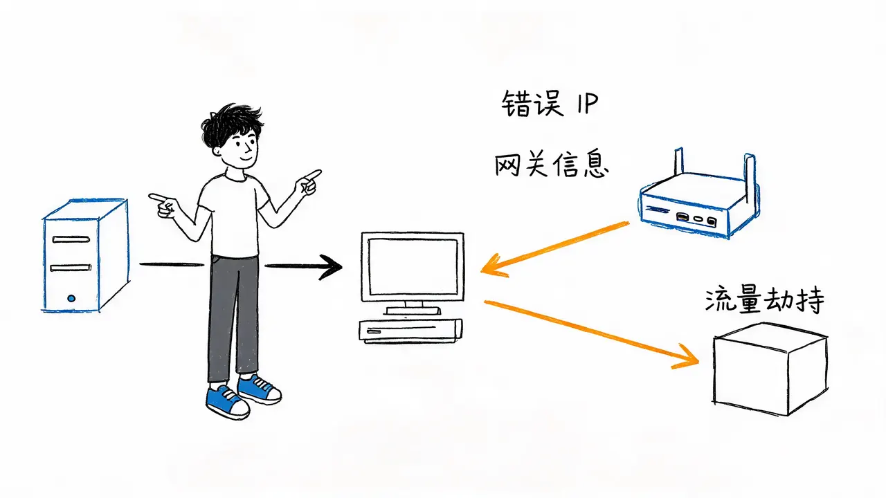 伪造 DHCP 服务器的危害