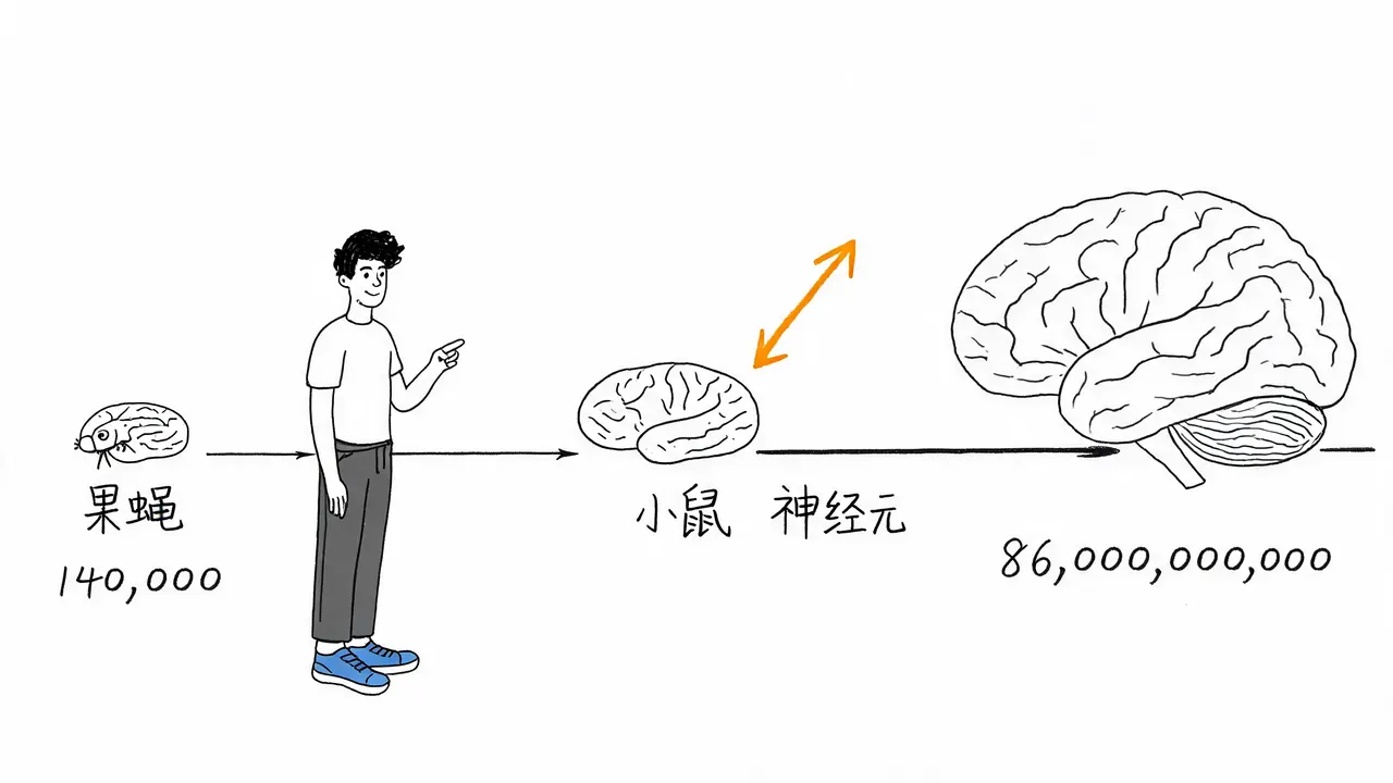 从果蝇到人类:大脑仿真的规模挑战