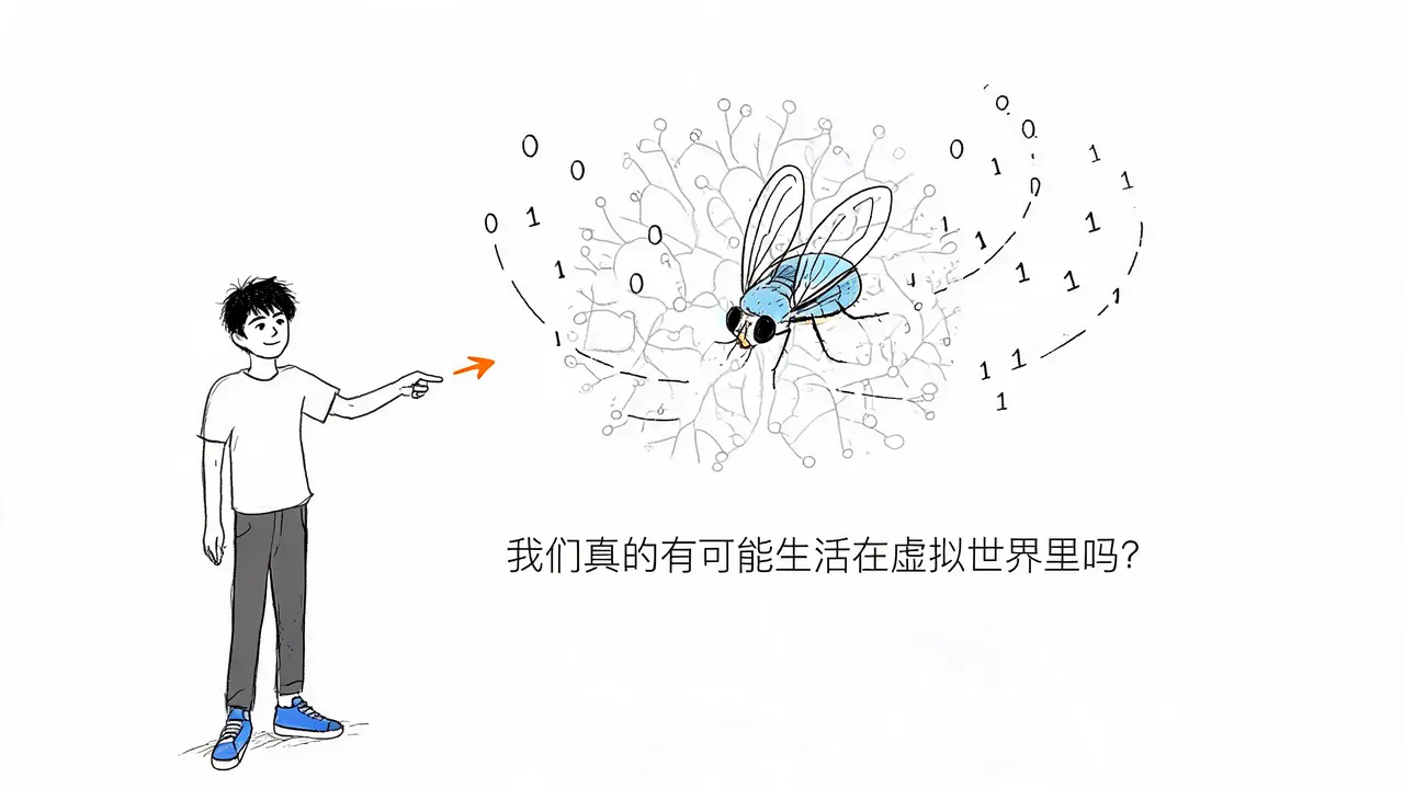 果蝇在数字世界实现永生？从大脑仿真看人类未来的虚拟边界