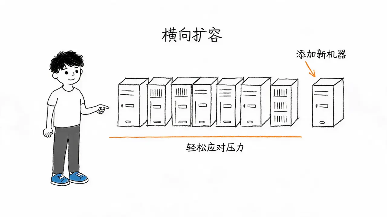 横向扩容能力