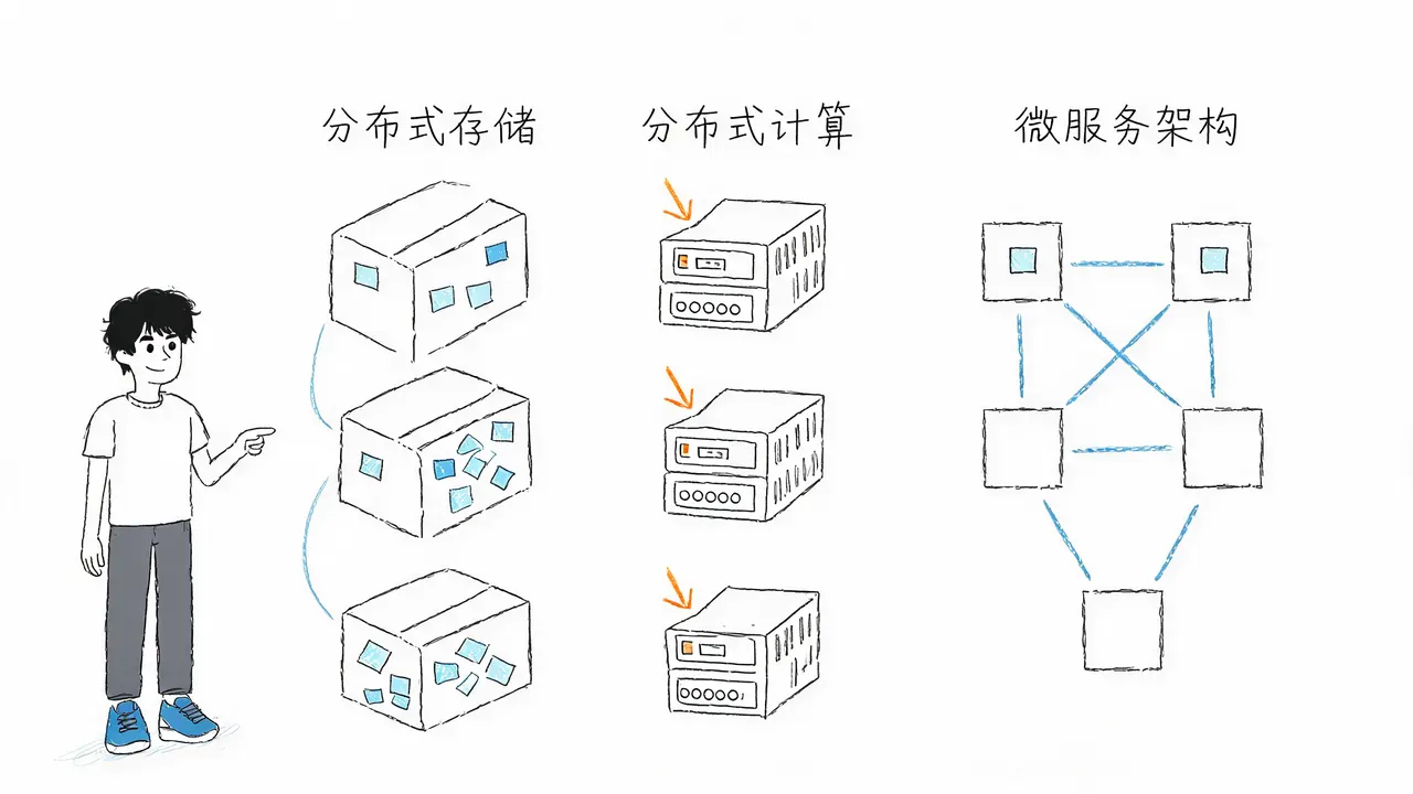 分布式的三种具体形态