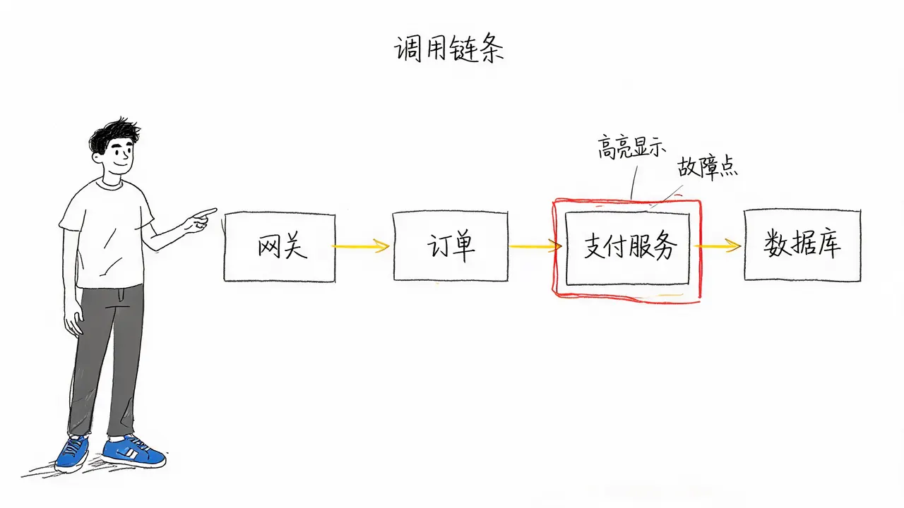 链路追踪快速锁定故障点流程