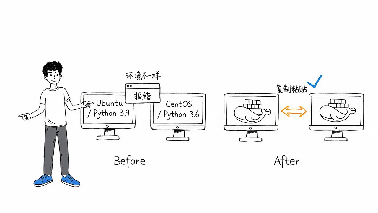 环境差异痛点与 Docker 解决方案