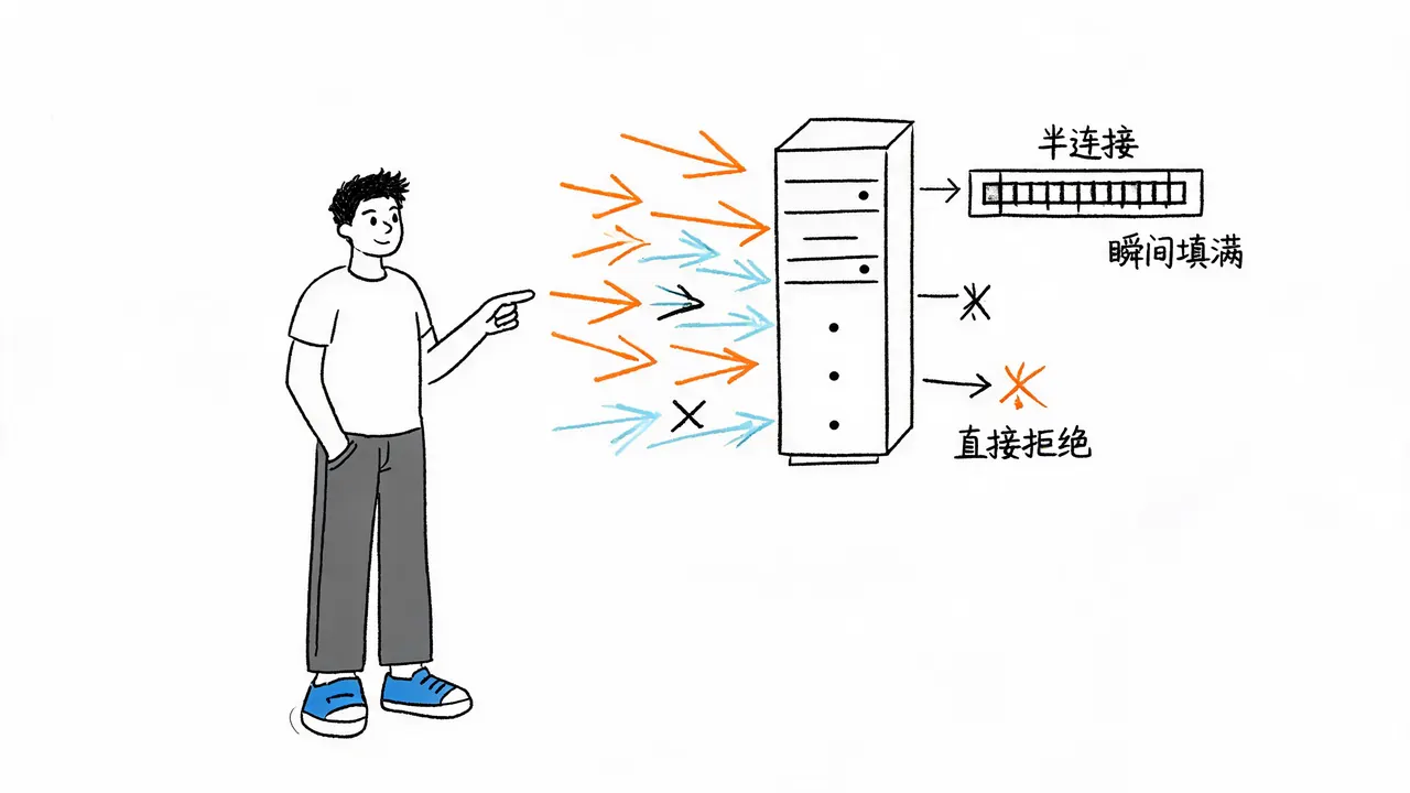 SYN Flood Protocol Attack