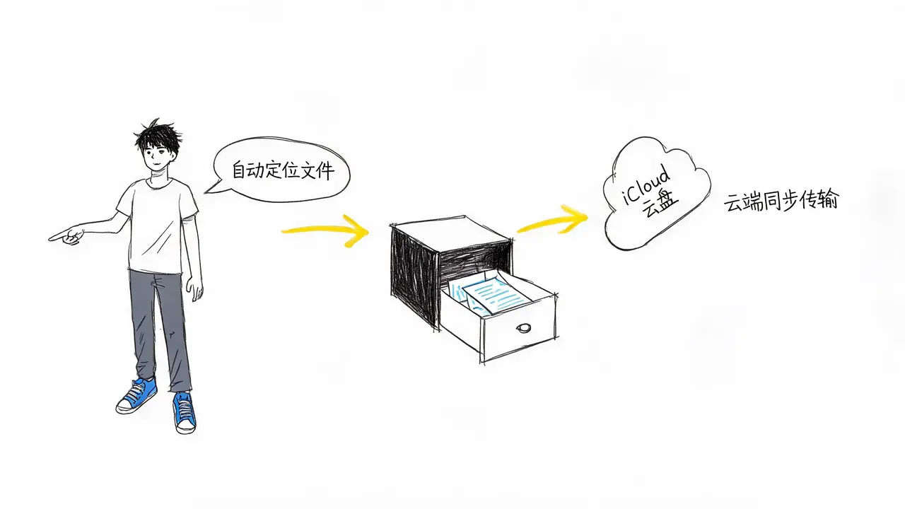 AI驱动的自动文件定位与同步