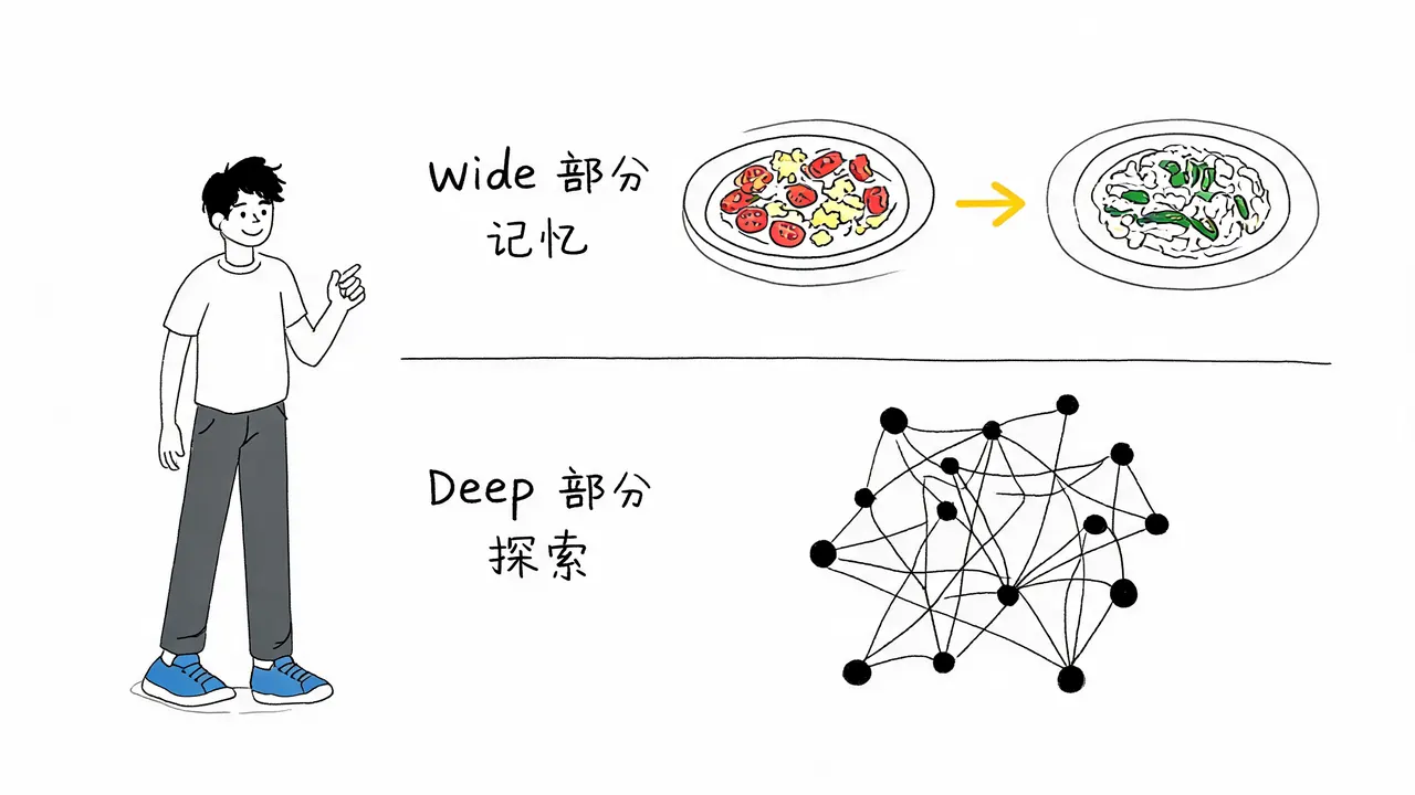 Wide&Deep模型的记忆与探索平衡