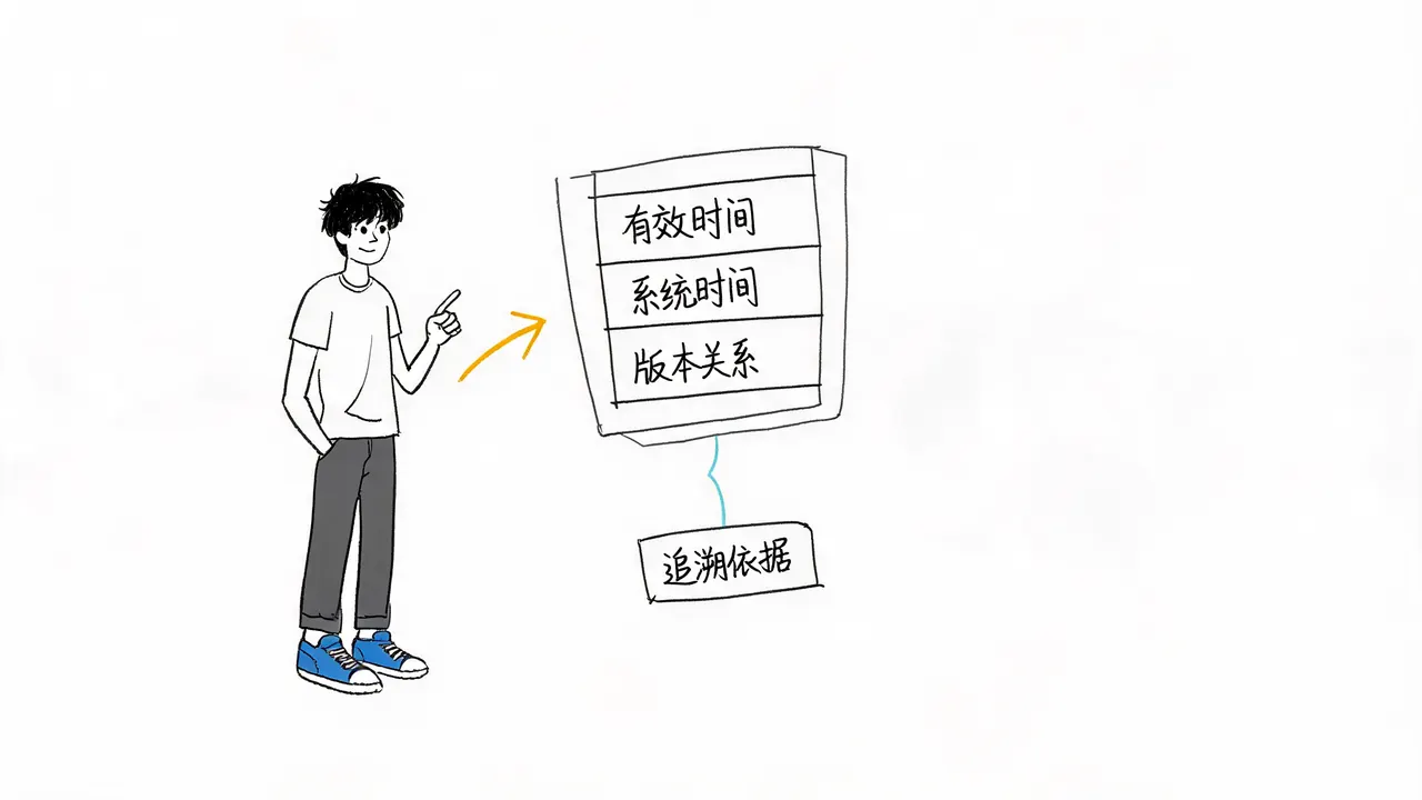 双时间模型与版本控制架构