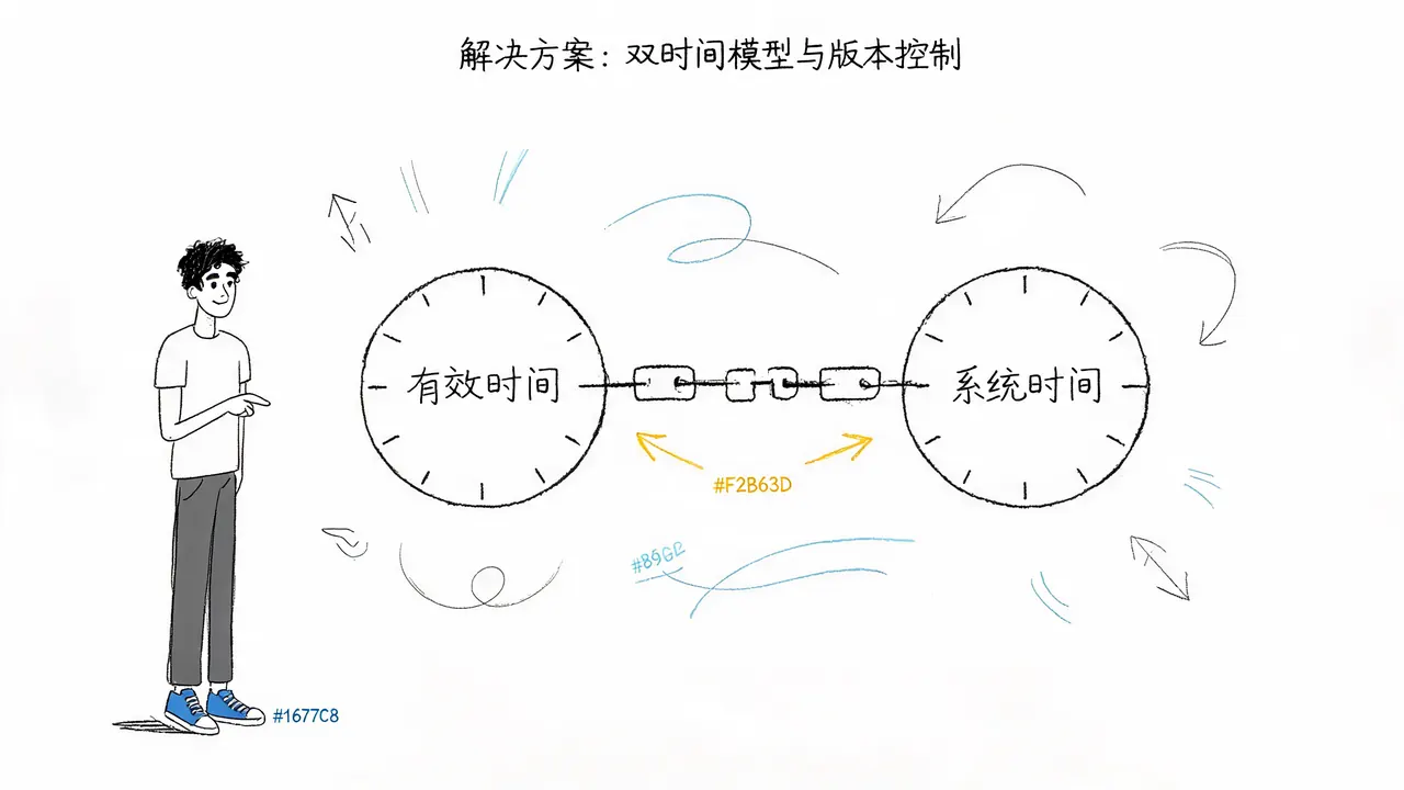 搞懂双时间机制：业务生效时间与系统记录时间的区别与应用