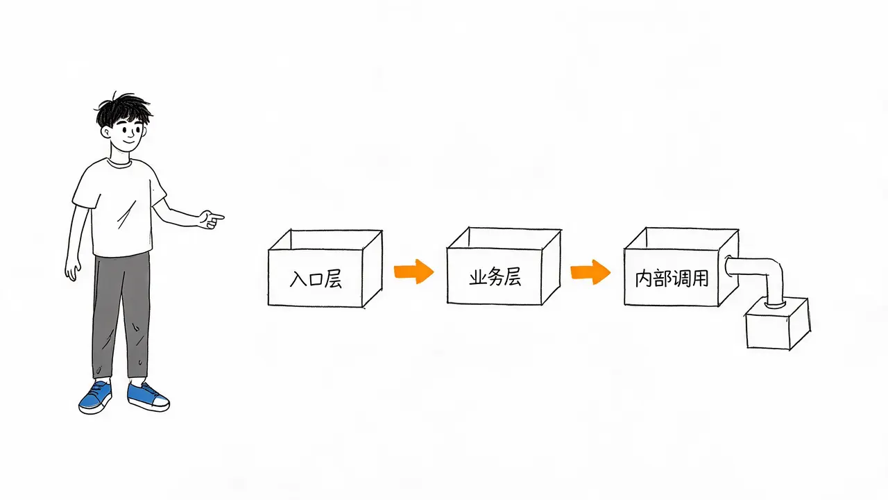 上下游协作:外部请求到内部调用链路