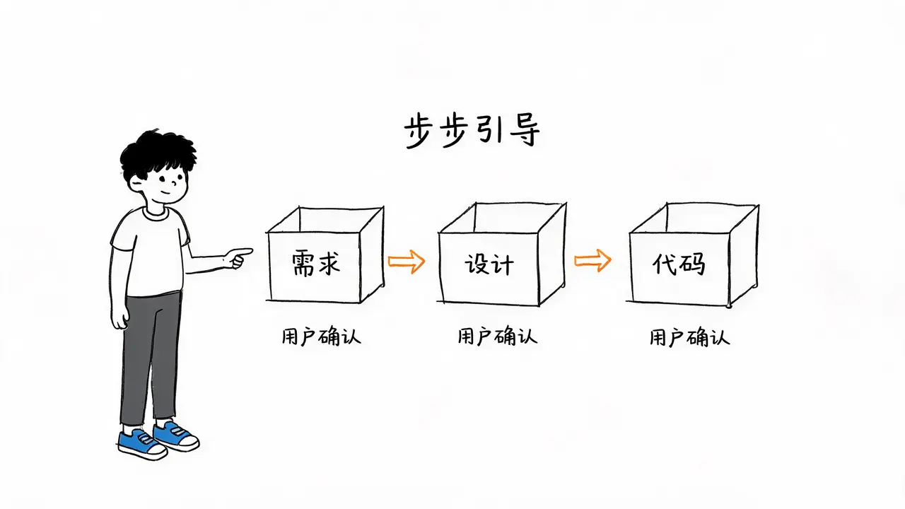 智能引导的分步确认机制