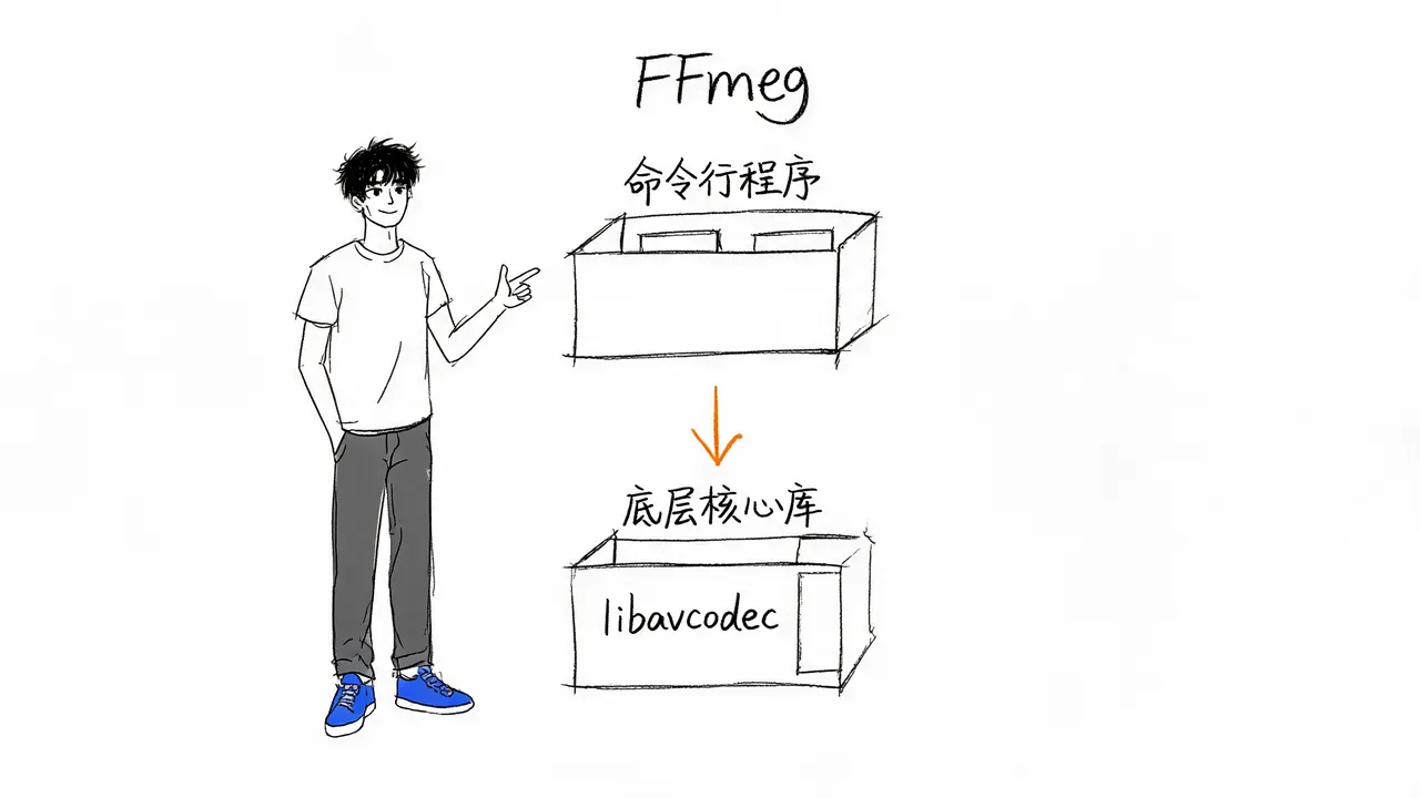 FFmpeg的双层工具箱架构