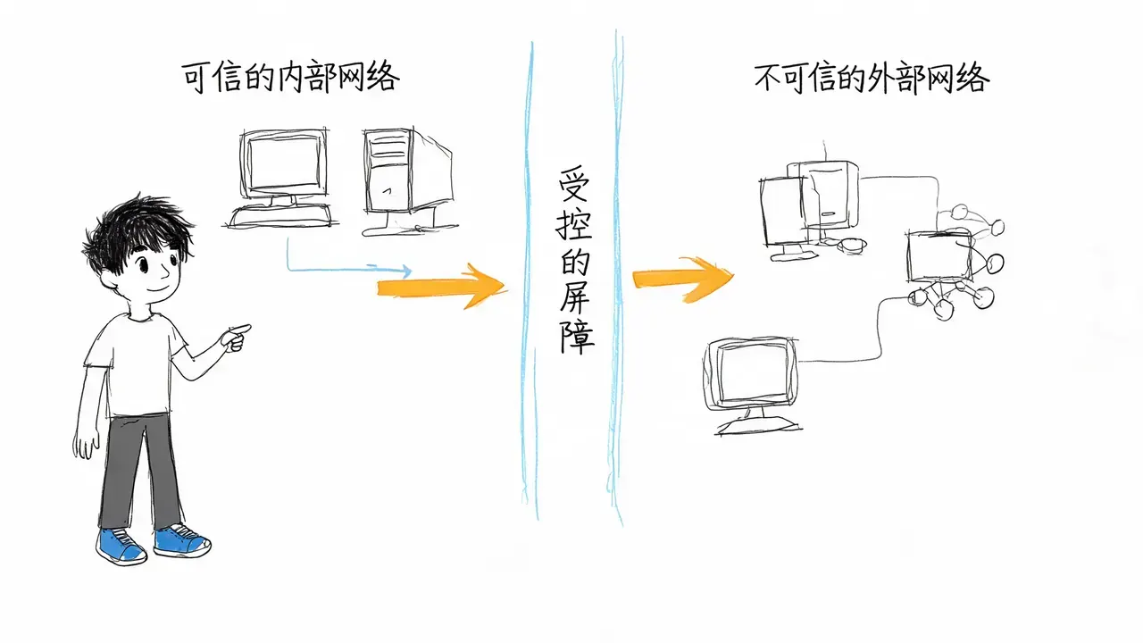 防火墙的核心工作逻辑:允许与拦截