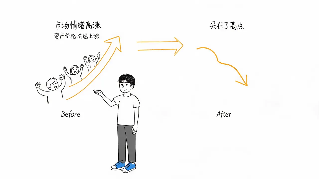 追高陷阱：情绪高涨与价格顶点的错位