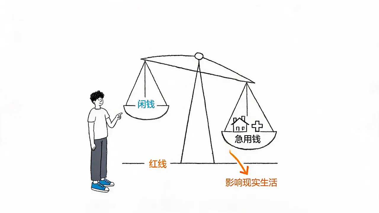 资金性质：闲钱与急用钱的界限