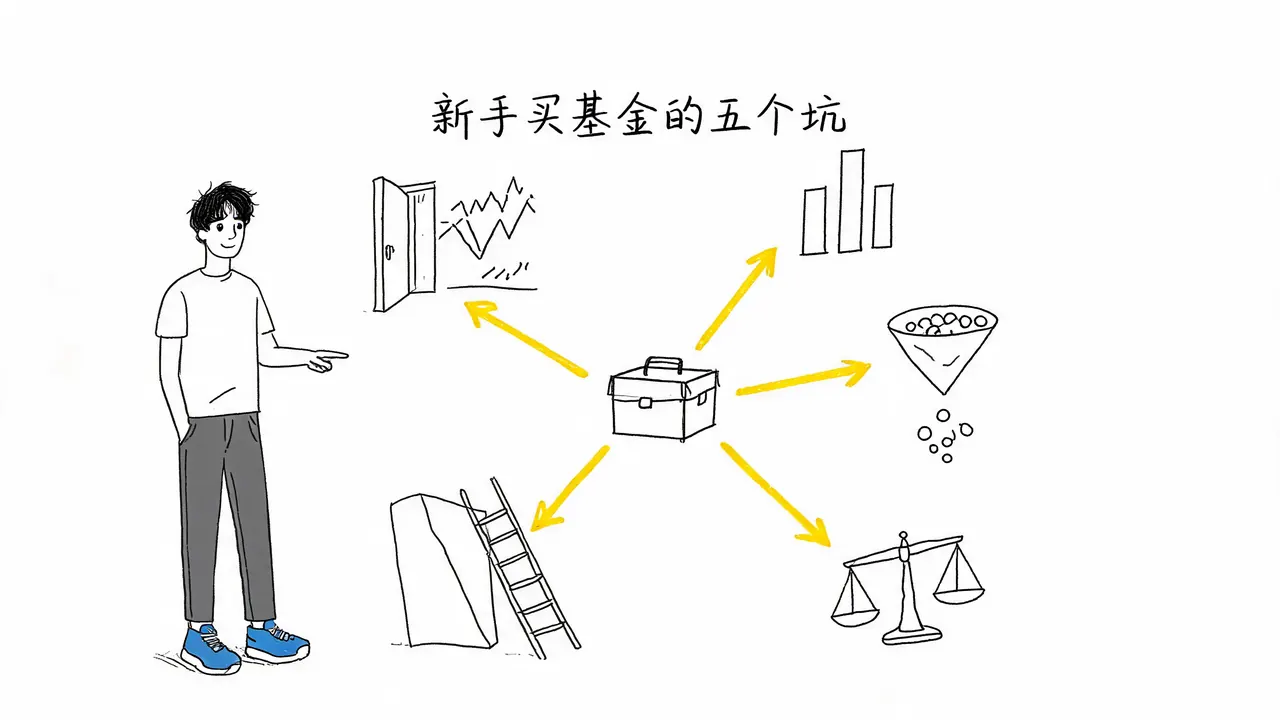 新手买基金的五个坑：从追高到管住自己的实战复盘