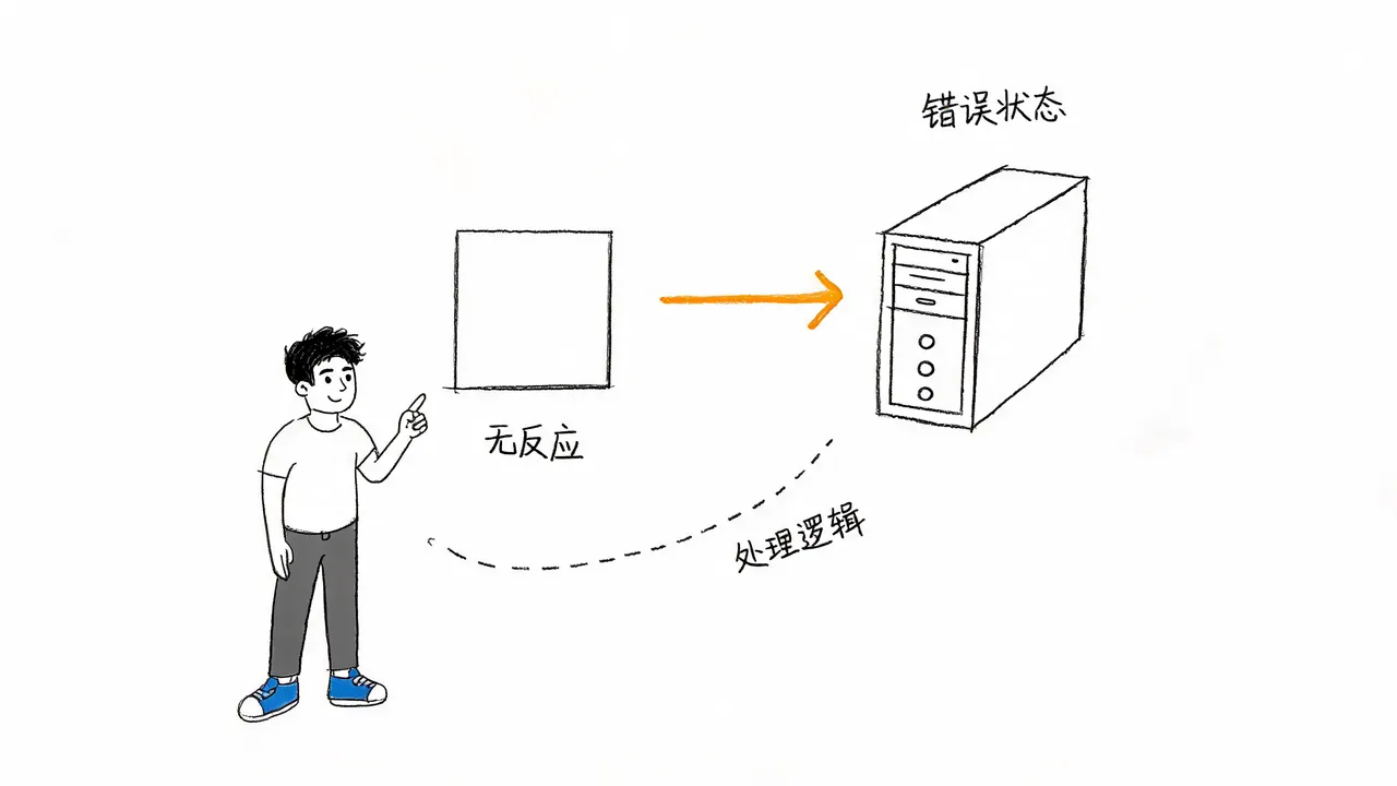 后端报错前端静默失败