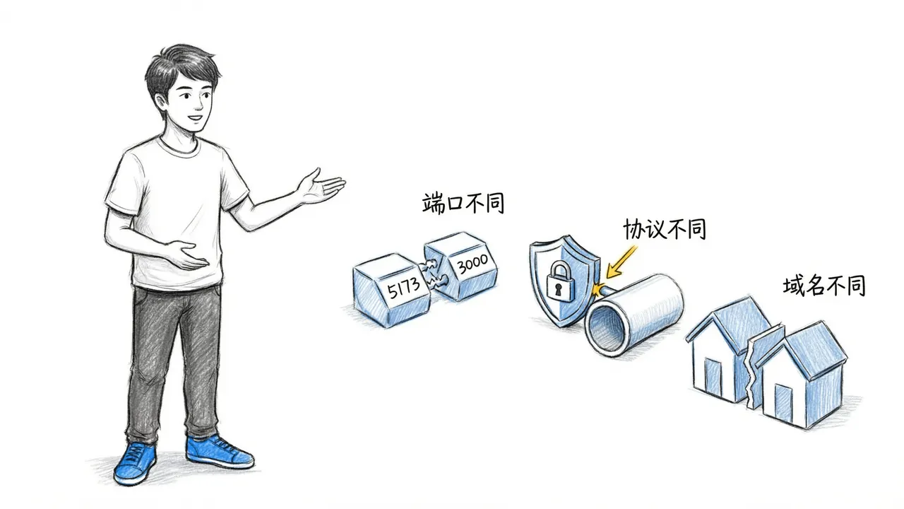 常见跨域场景对比