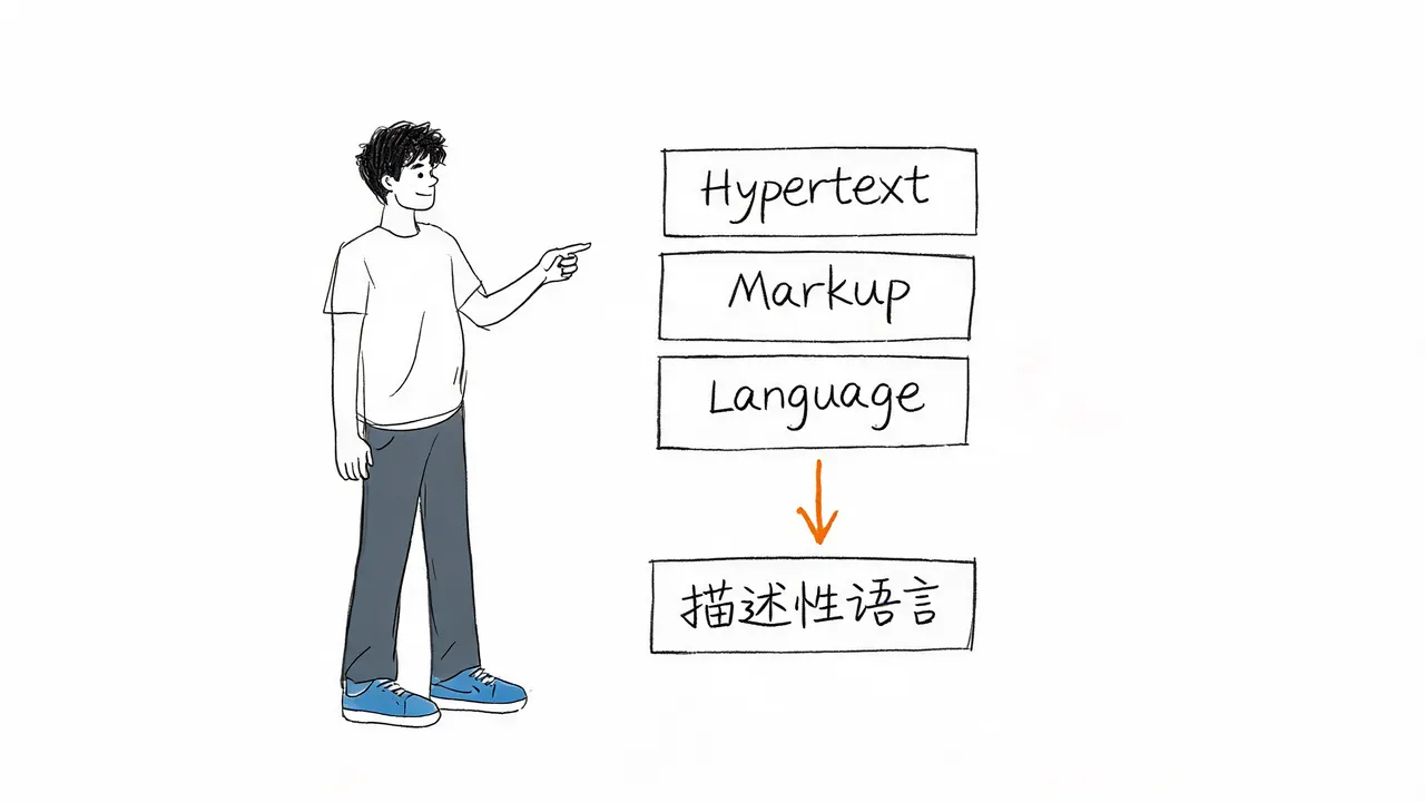 HTML 名称拆解与本质定义