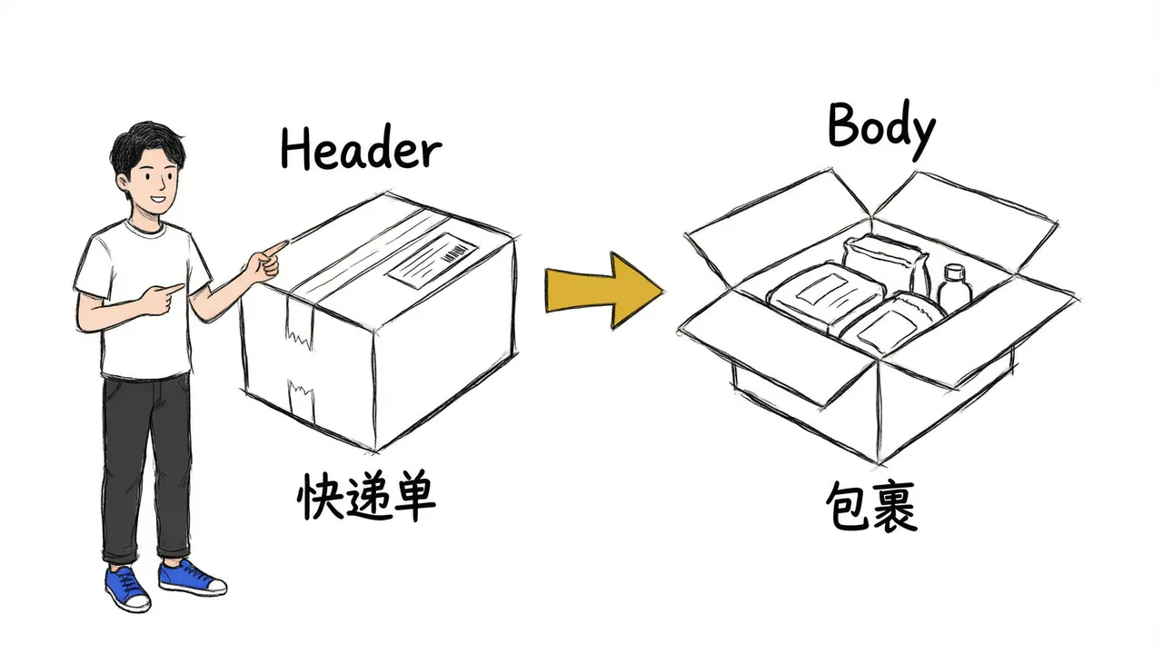 Header 与 Body 的类比