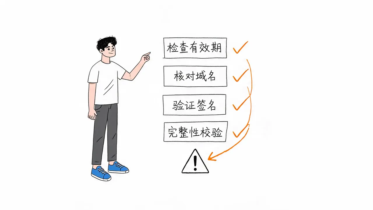 浏览器证书校验流程
