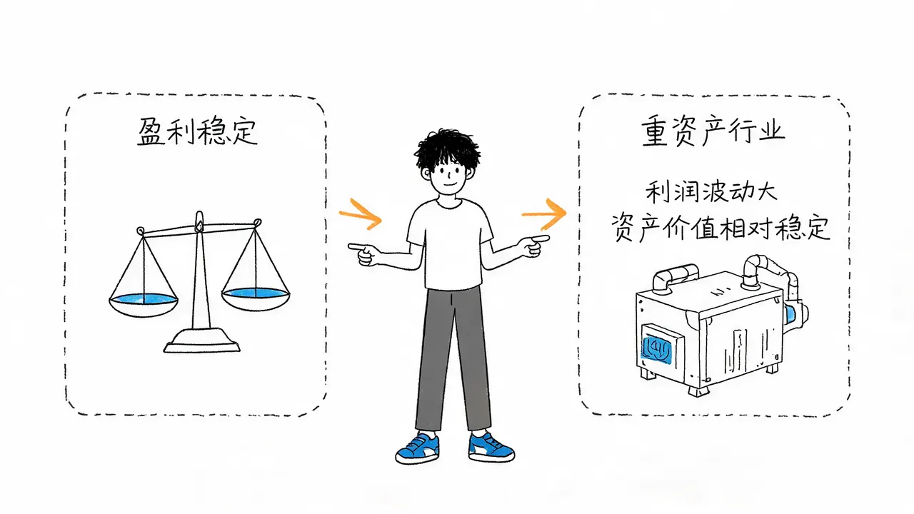 PE与PB的行业适用性对比