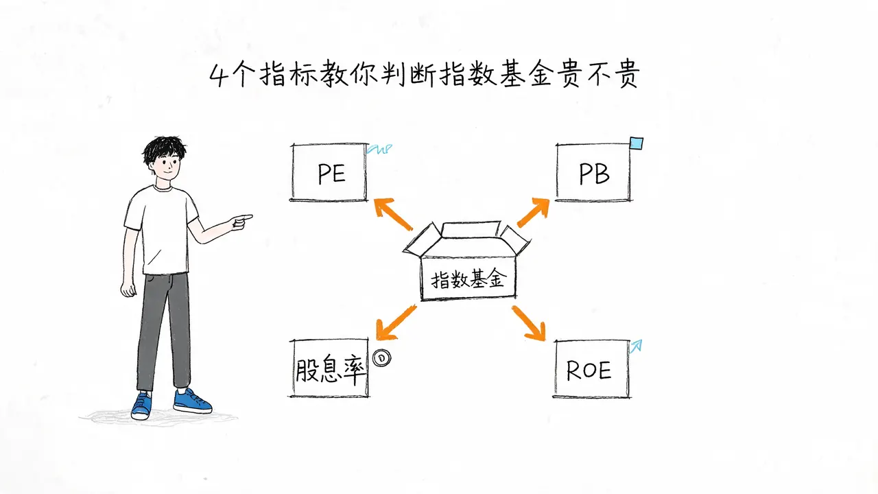 4个指标教你判断指数基金贵不贵：PE、PB、股息率与ROE