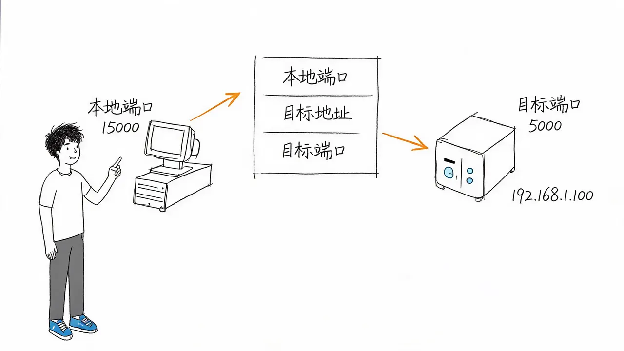 UU远程端口映射配置逻辑