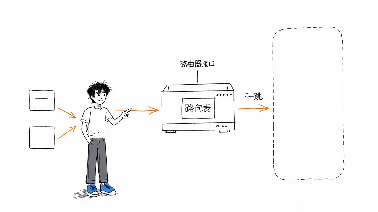 默认网关的跨网段转发角色