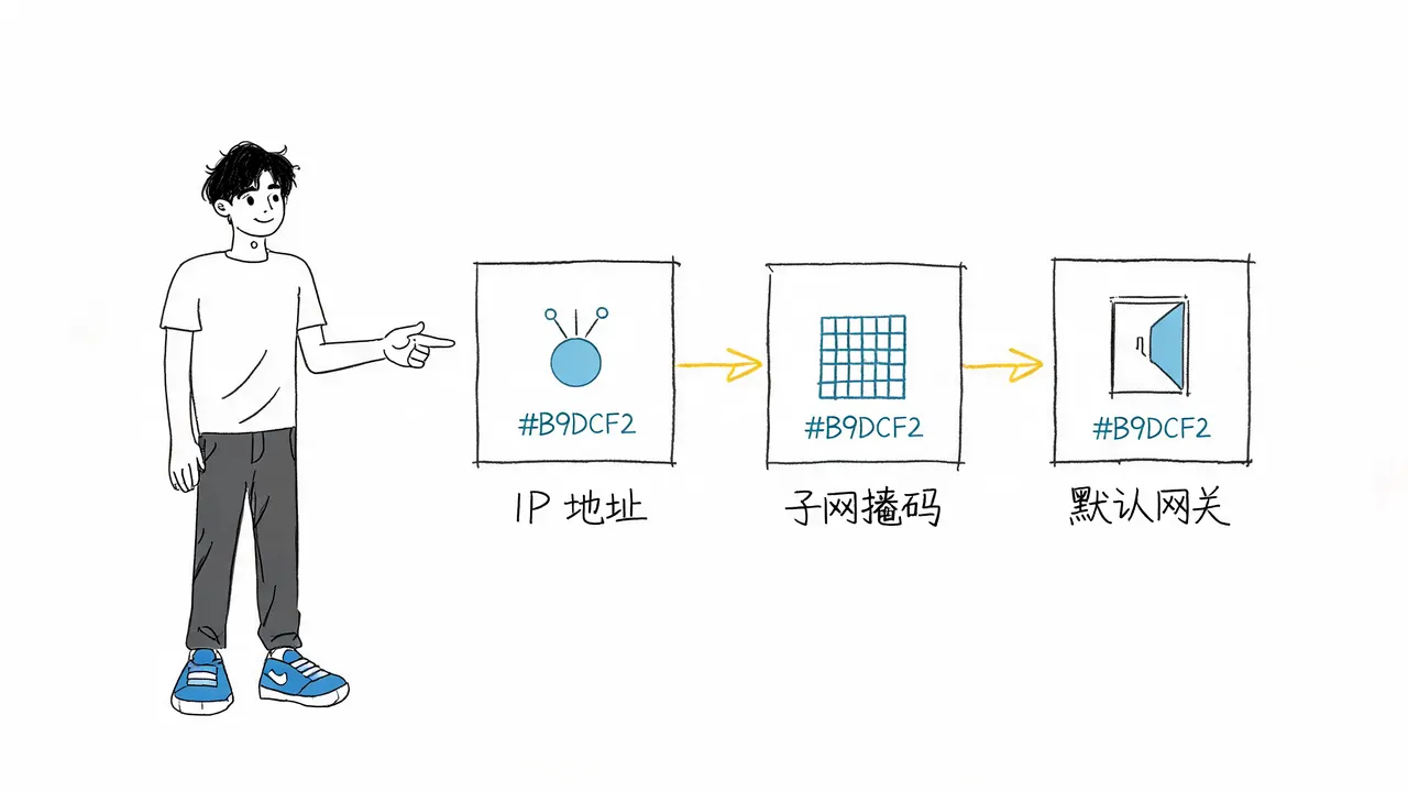 深入解析 IP 地址、子网掩码与默认网关的核心关系
