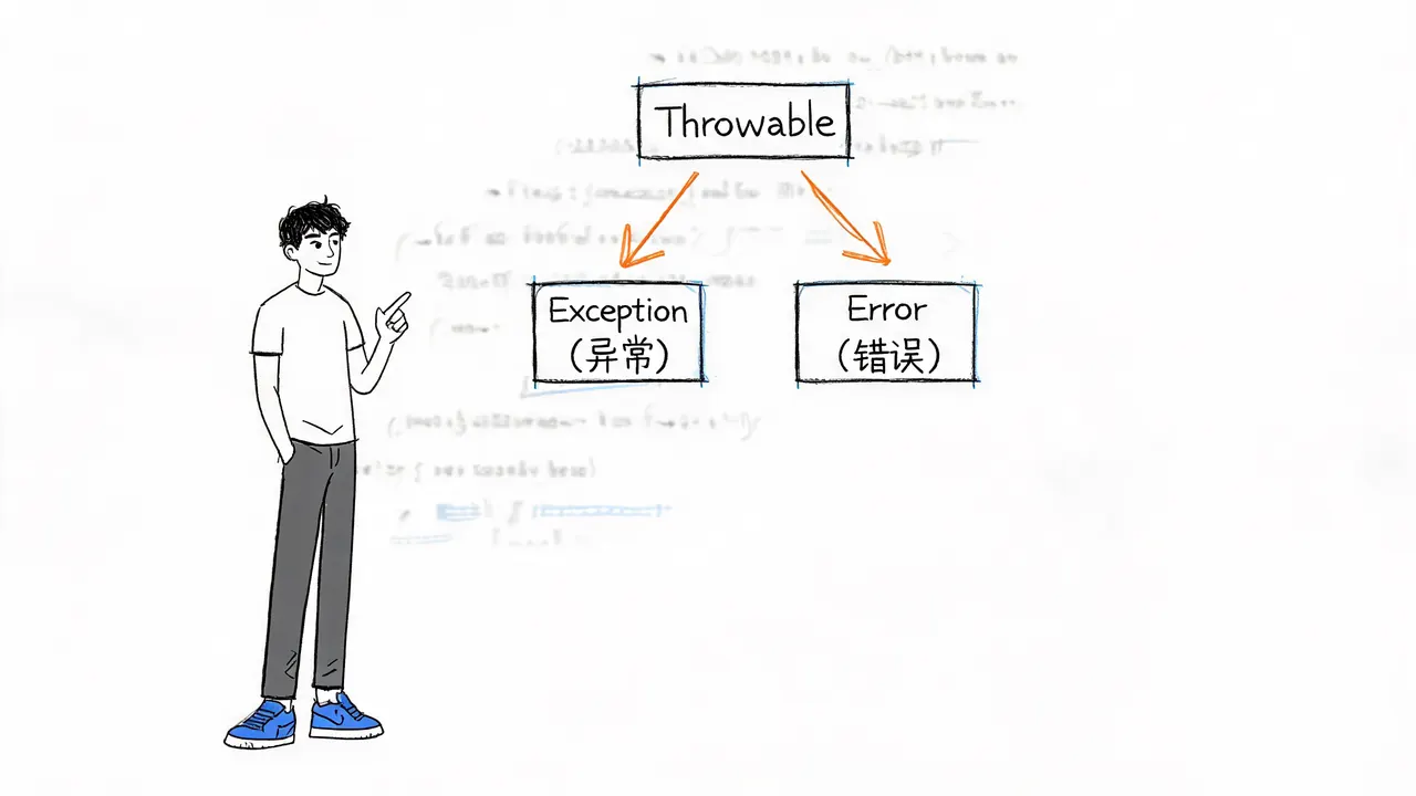 Java 中 Exception 和 Error 的核心区别与处理策略